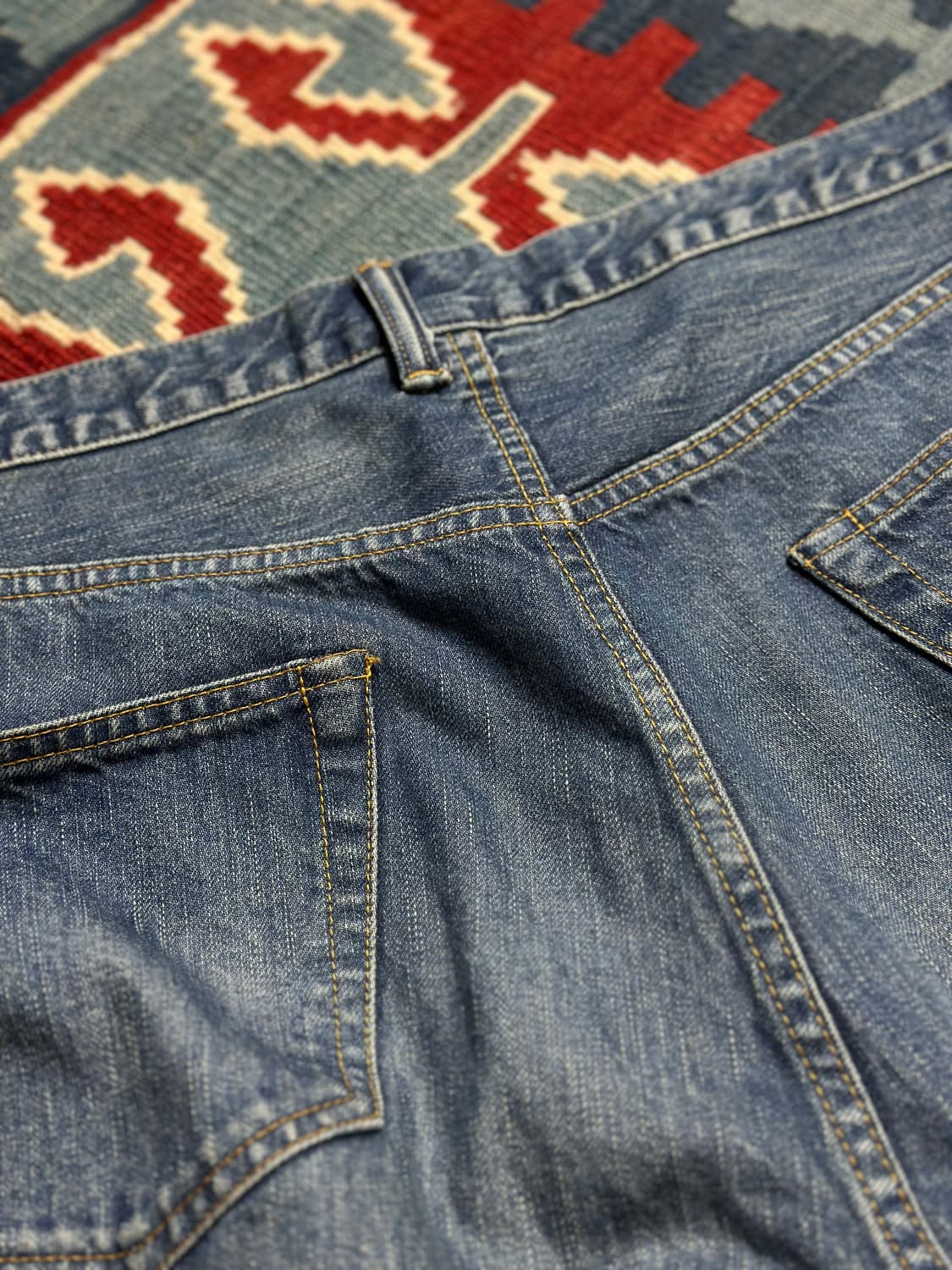 A.Presse 워시드 와이드 데님 팬츠 30 상품이미지9