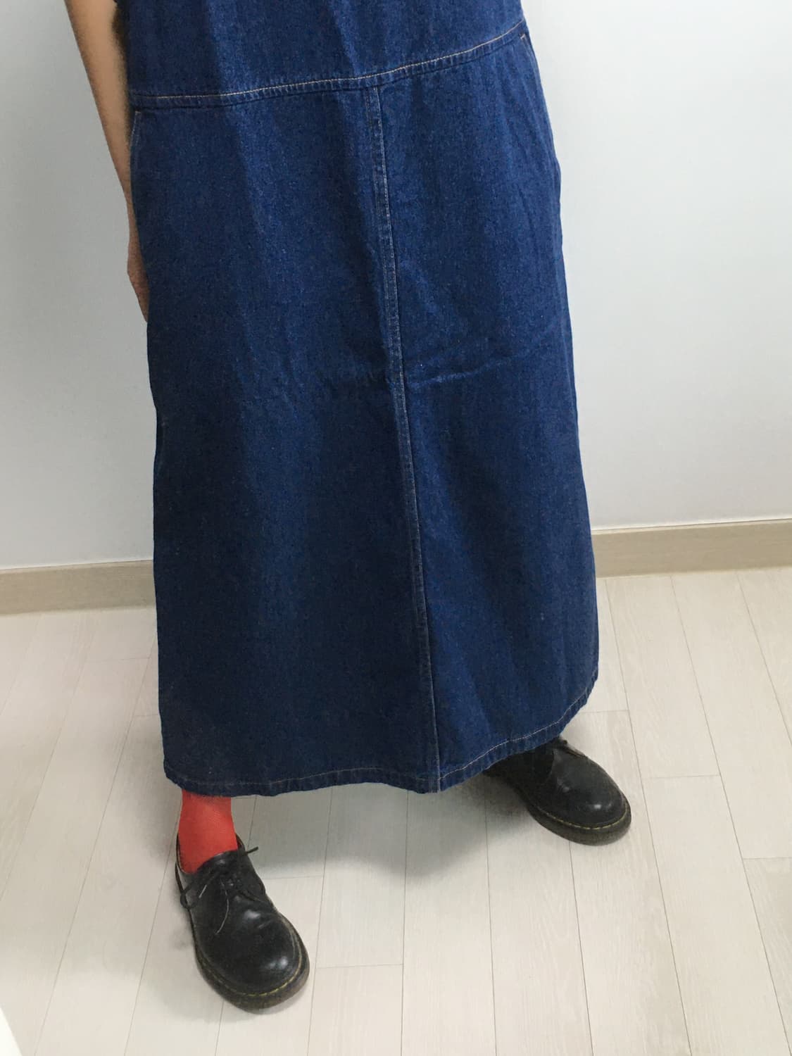 Vintage 멜빵 치마 상품이미지2