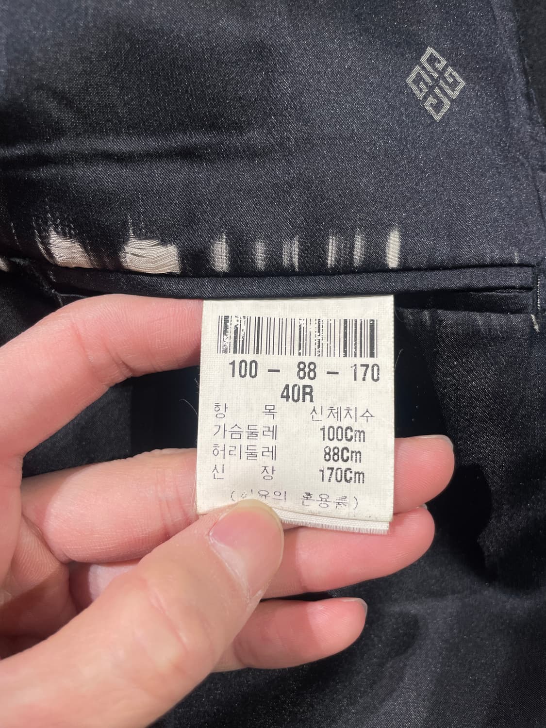 지방시 무슈 블랙 클래식 캐시미어 2B 블레이저 상품이미지8