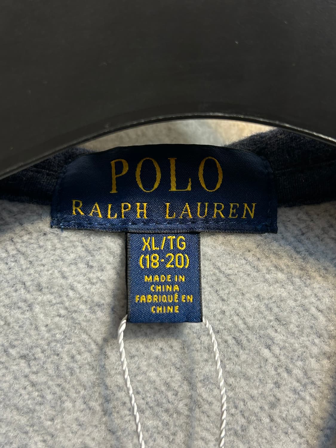 폴로 랄프로렌 풀집업 기모 후드 상품이미지4