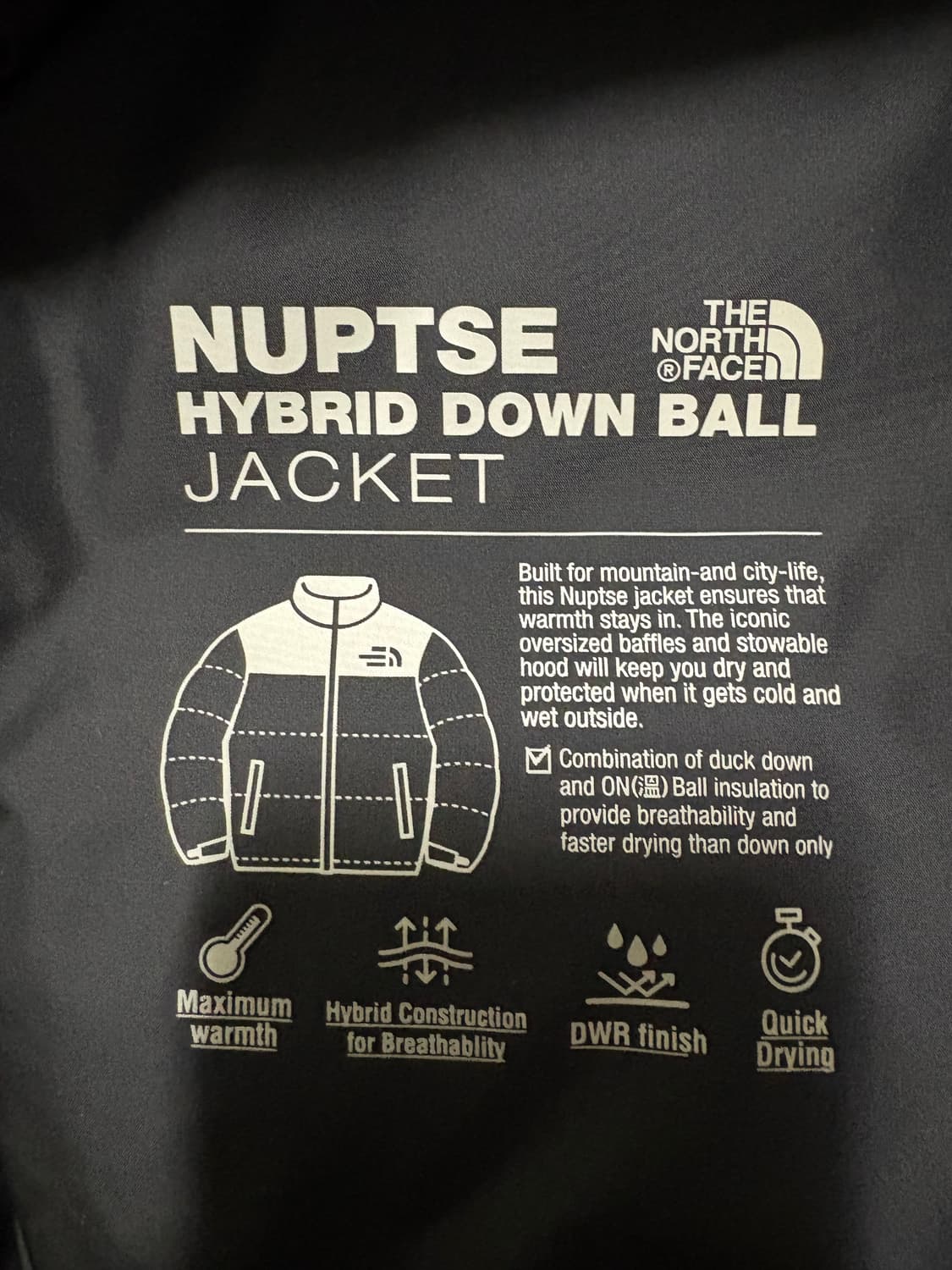 노스페이스 눕시 패딩 상품이미지3