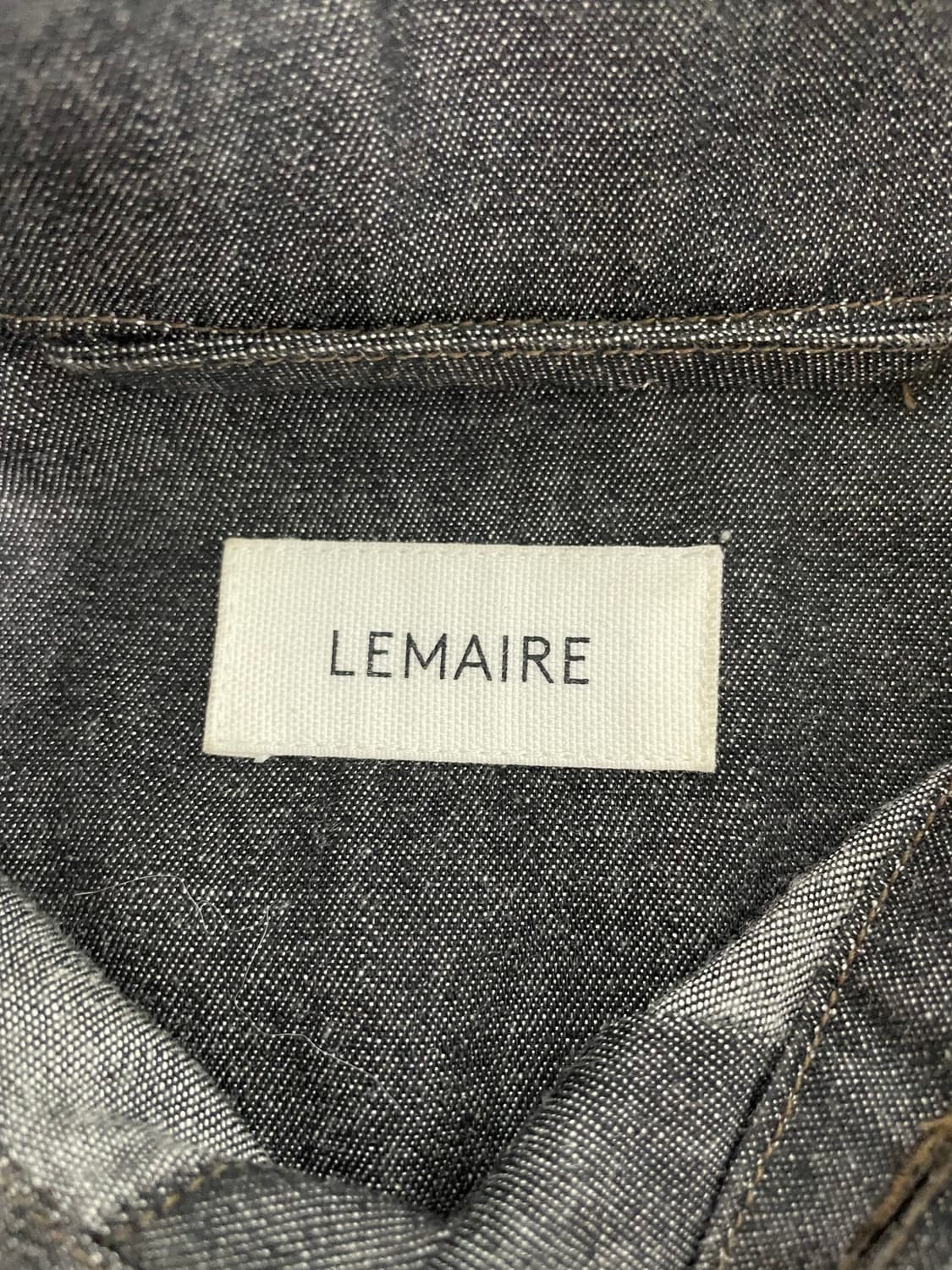 르메르 샴브레이 셔츠 48 다크그레이 상품이미지2