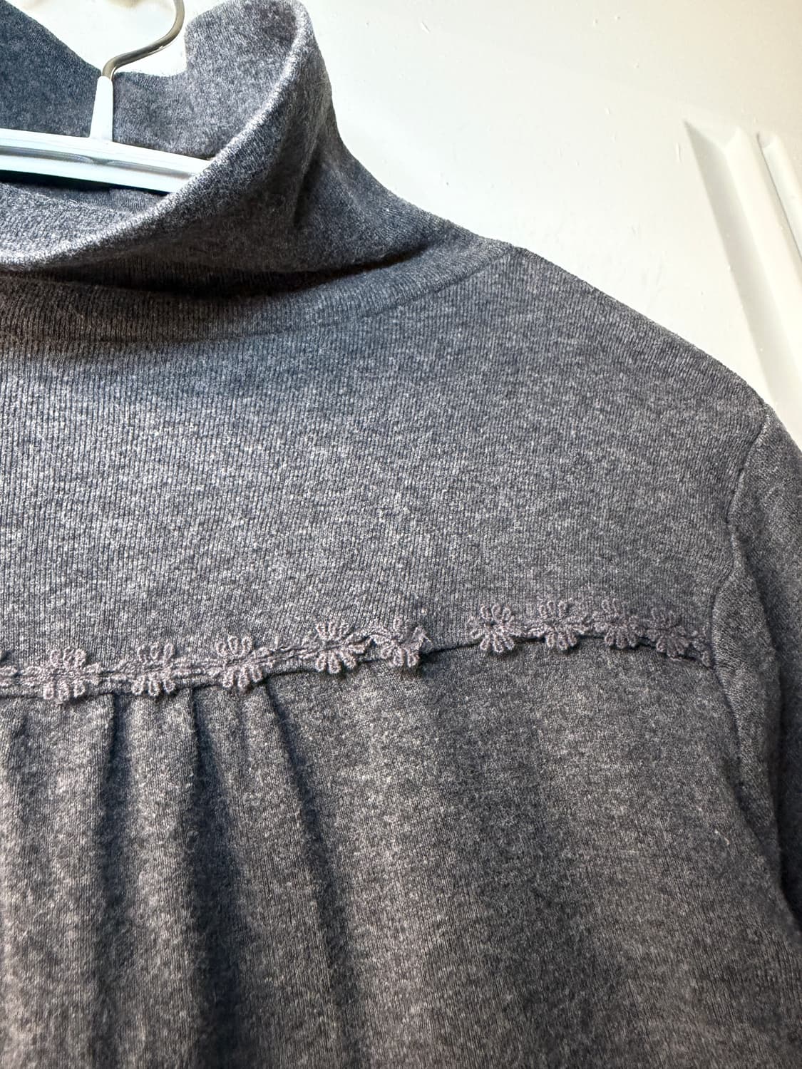 일본빈티지 차콜 터틀넥롱슬리브 상품이미지6