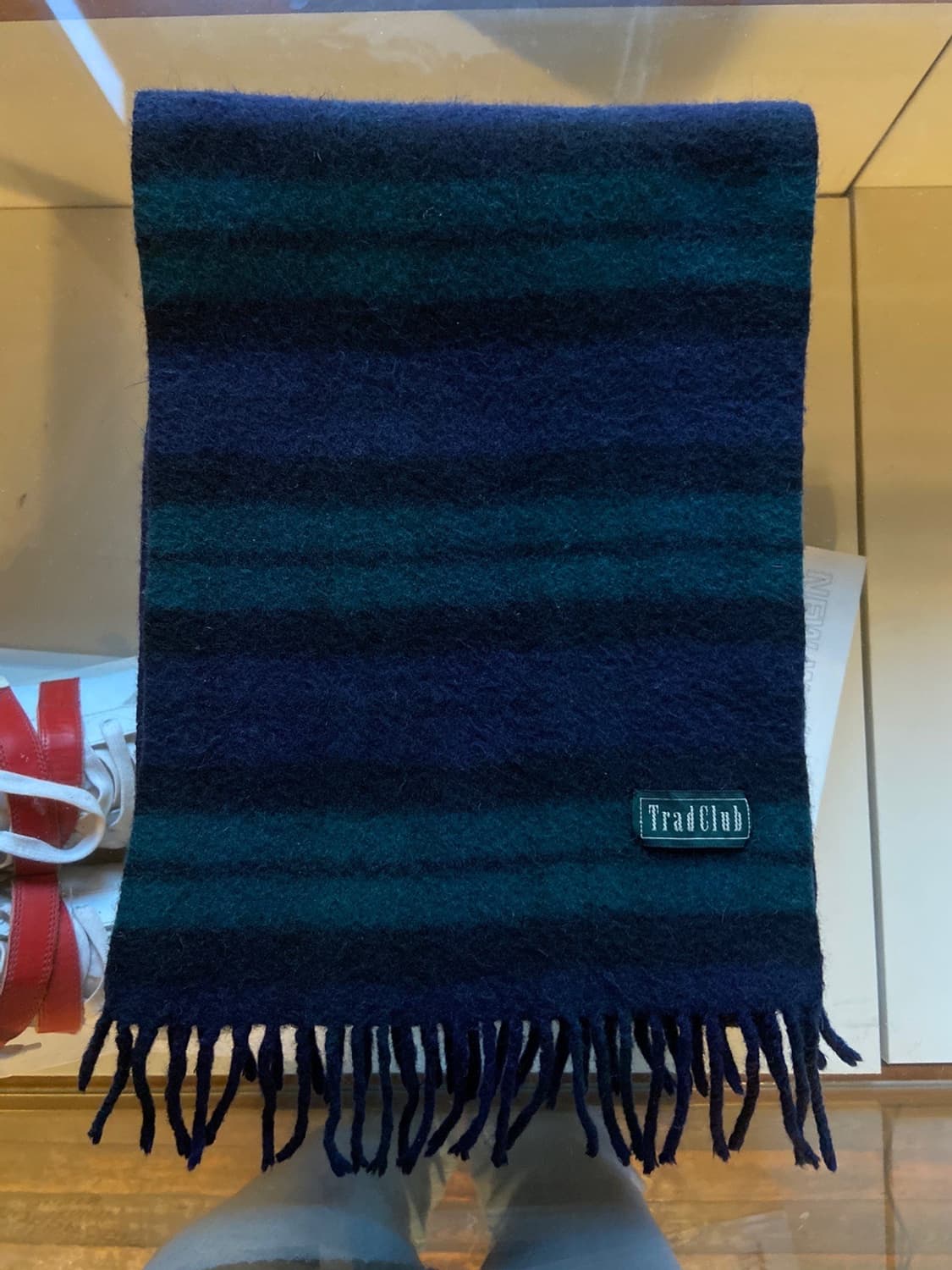 트래드클럽 블랙와치 램스울 머플러 상품이미지2