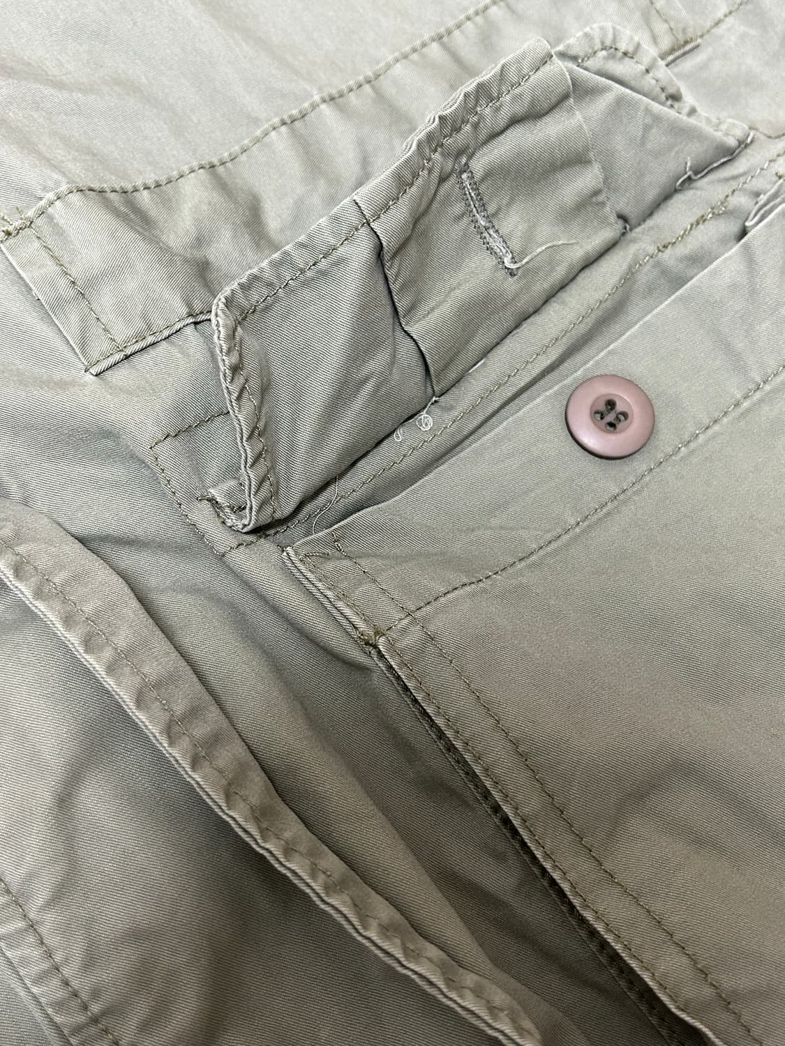 밀리터리 카키 풀집업 후드 멀티 포켓자켓 상품이미지5