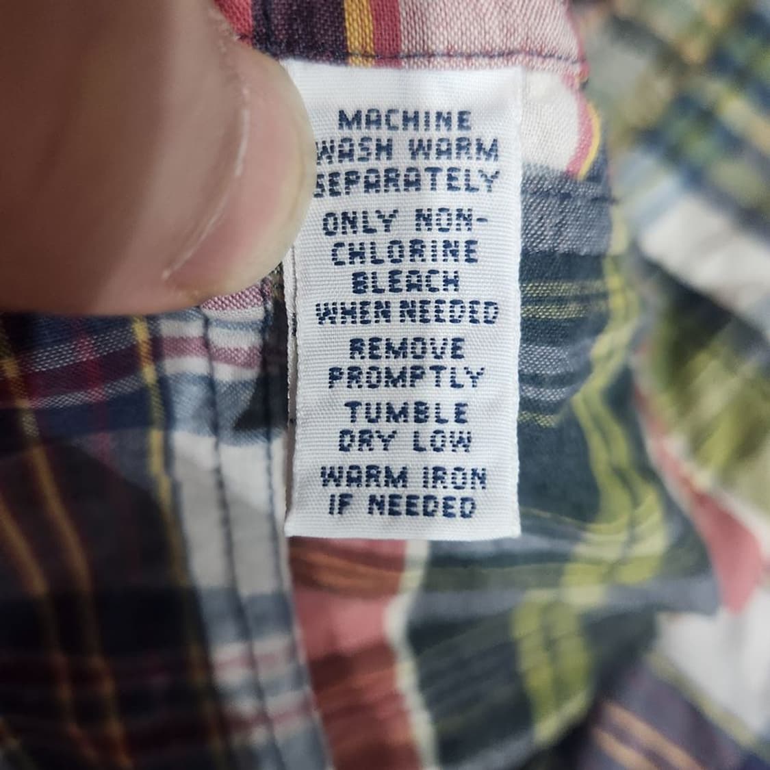 [남S]폴로랄프로렌 마드라스 패치 셔츠[Y63-203] 상품이미지8