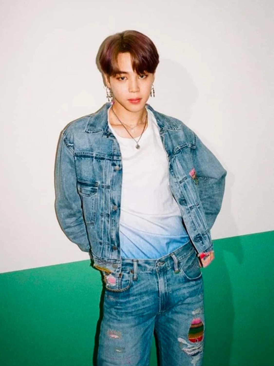 폴로 랄프로렌 설리반 리페어드 데님 팬츠 방탄소년단 지민 상품이미지4