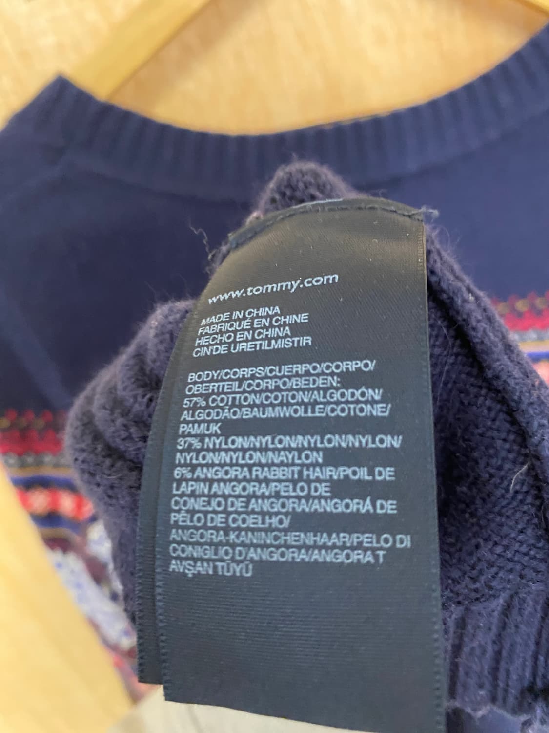 타미 힐피거 페어아일 엘보 패치 니트 상품이미지7