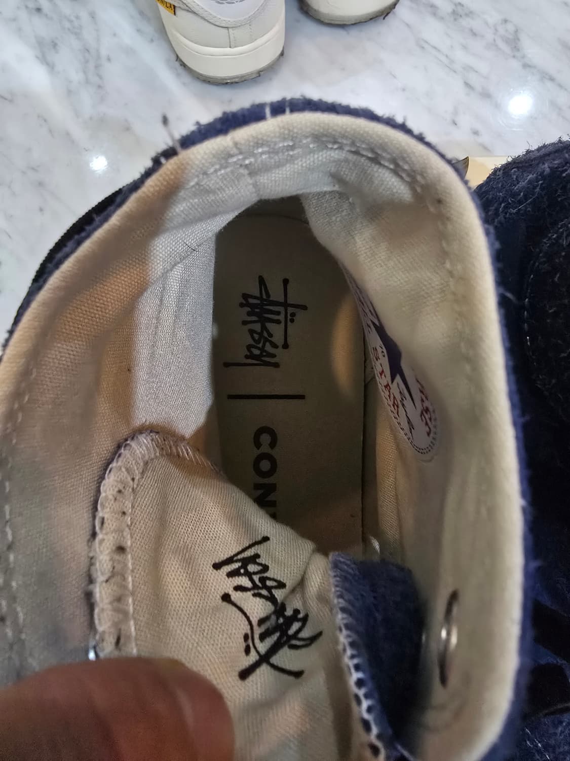 컨버스 x 스투시 콜라보 8핀볼 척70 하이 275  상품이미지6