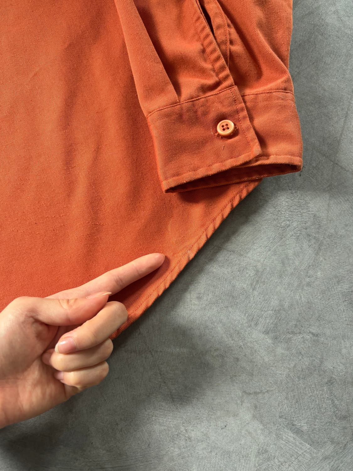 Supreme 슈프림 로고 오렌지 컬러 워크 셔츠 상품이미지10