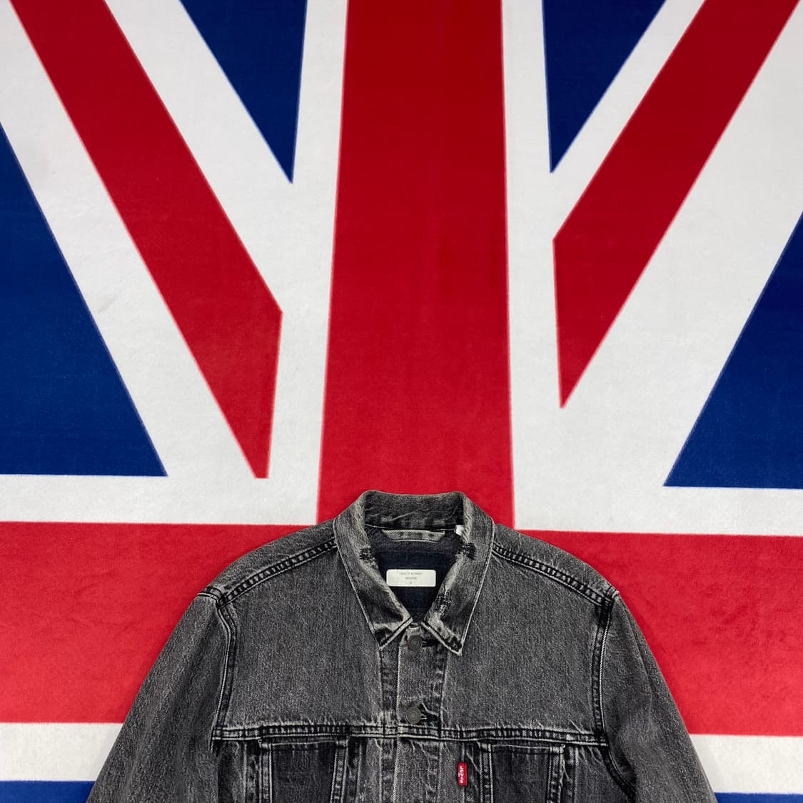 리바이스 알터드 트러커 흑청데님자켓 M 상품이미지2