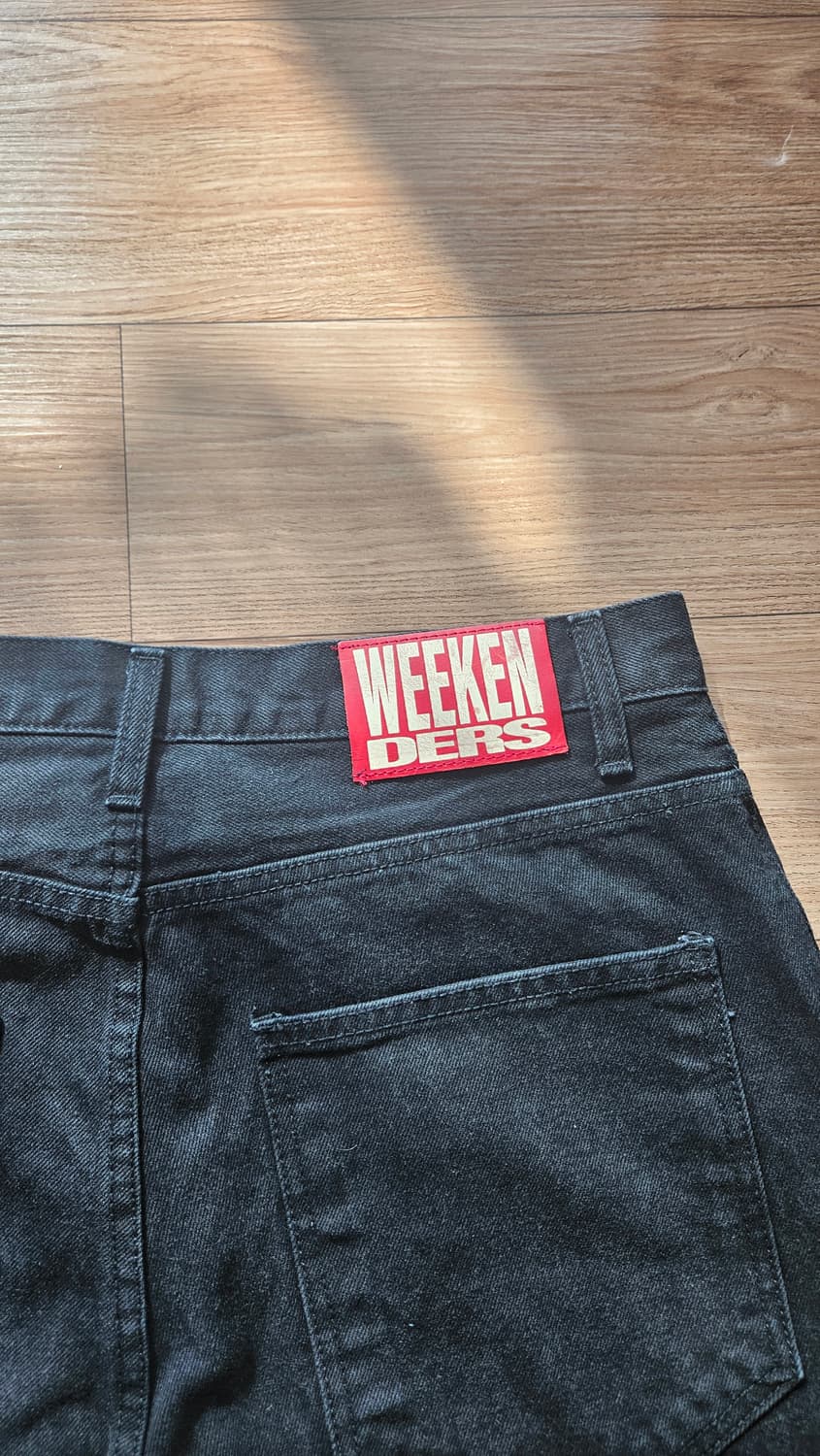 위캔더스 애플 데님 팬츠(블랙, L) 상품이미지3