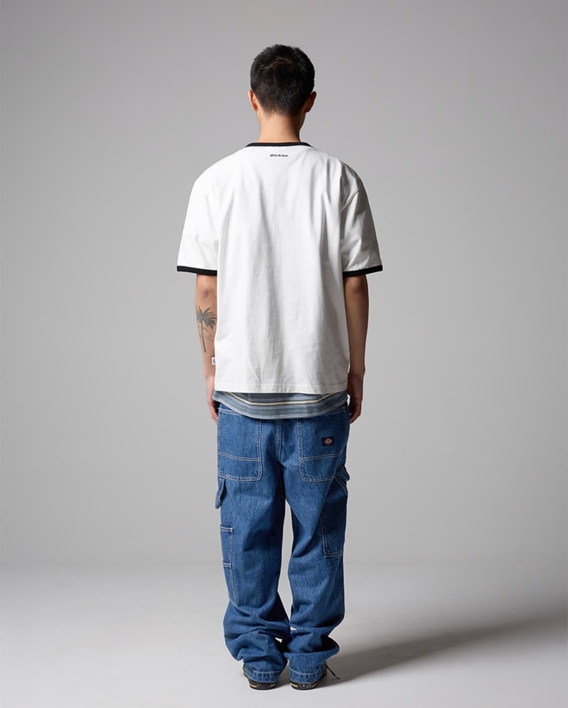 트리 로고 링거 티셔츠 White 상품이미지2