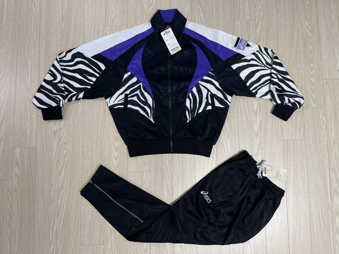 아식스 지브라 90s 올드 트랙탑 저지 셋업 5번 ASICS OLD 상품이미지1