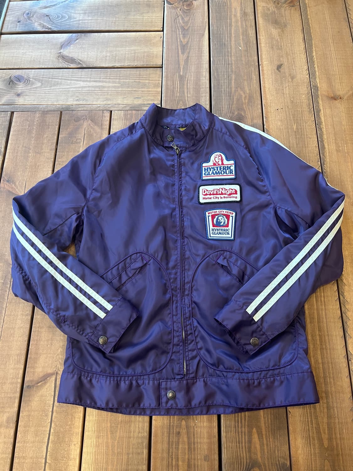 히스테릭글래머 히스걸 패치 퍼플 바람막이 상품이미지7