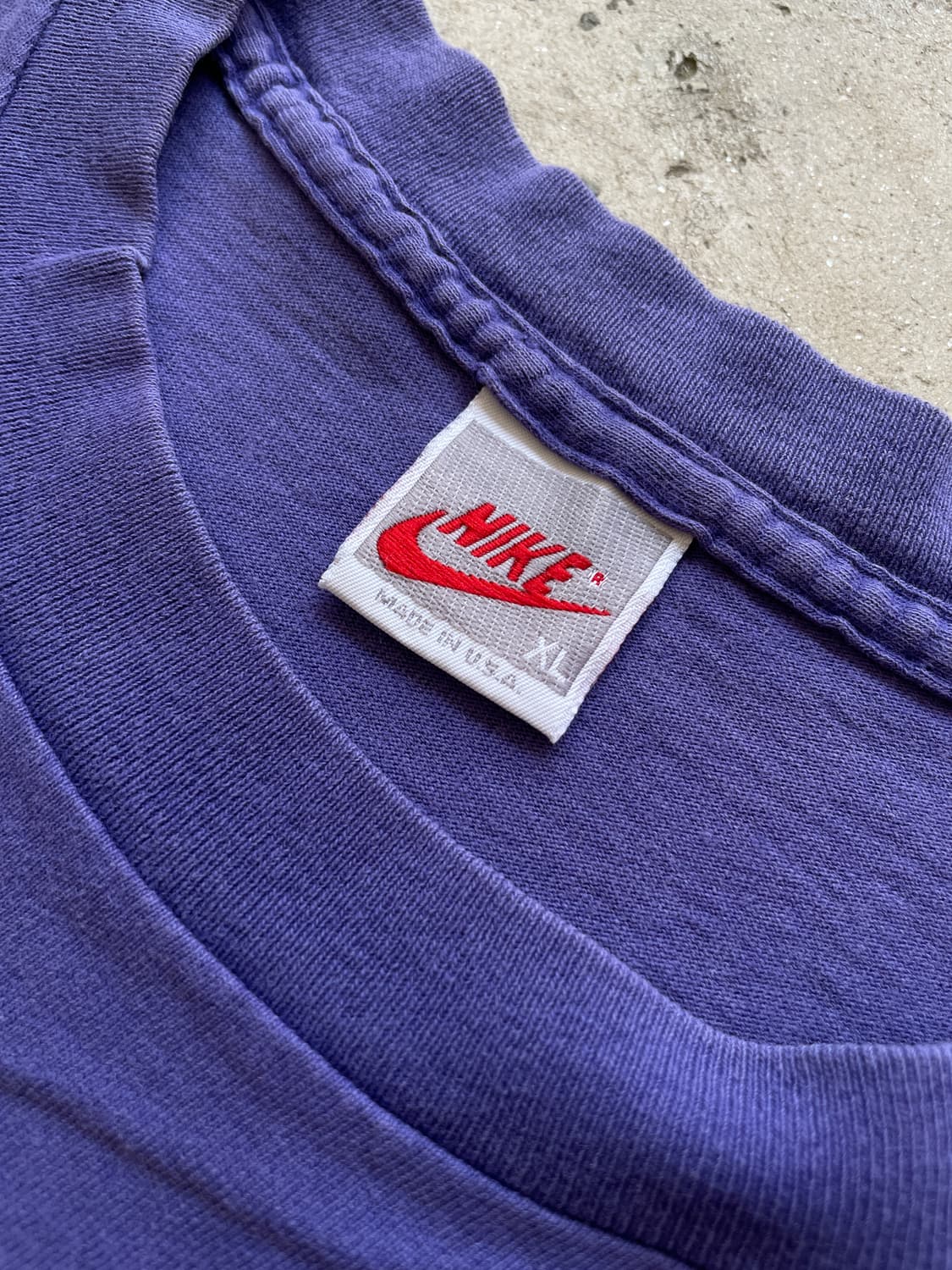 80s 나이키 Just Do IT Distressed Purple T 상품이미지5
