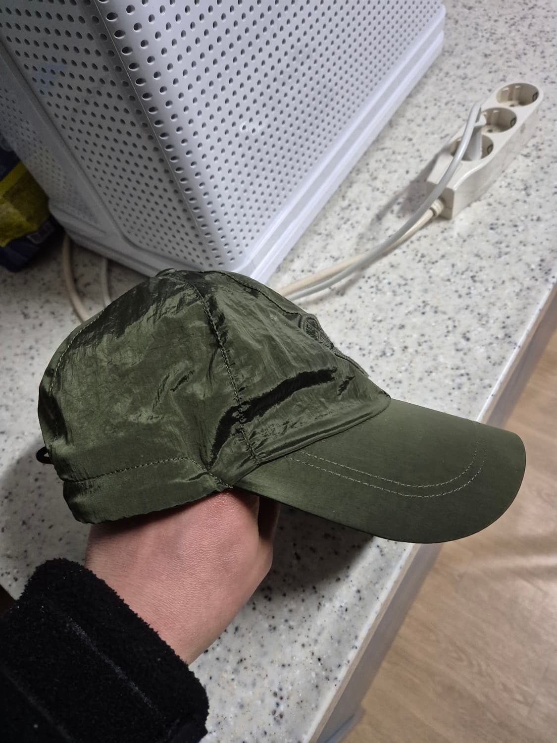 [XL]스톤아일랜드 나일론 볼캡 카키 초록 그린 상품이미지4