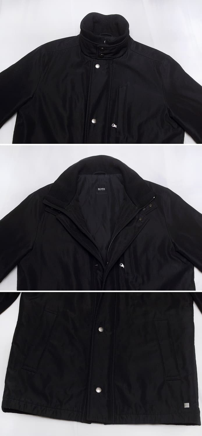 휴고 보스 코룸 더블 카라 패딩 코트 오버 자켓 (48 / 105+) 상품이미지4