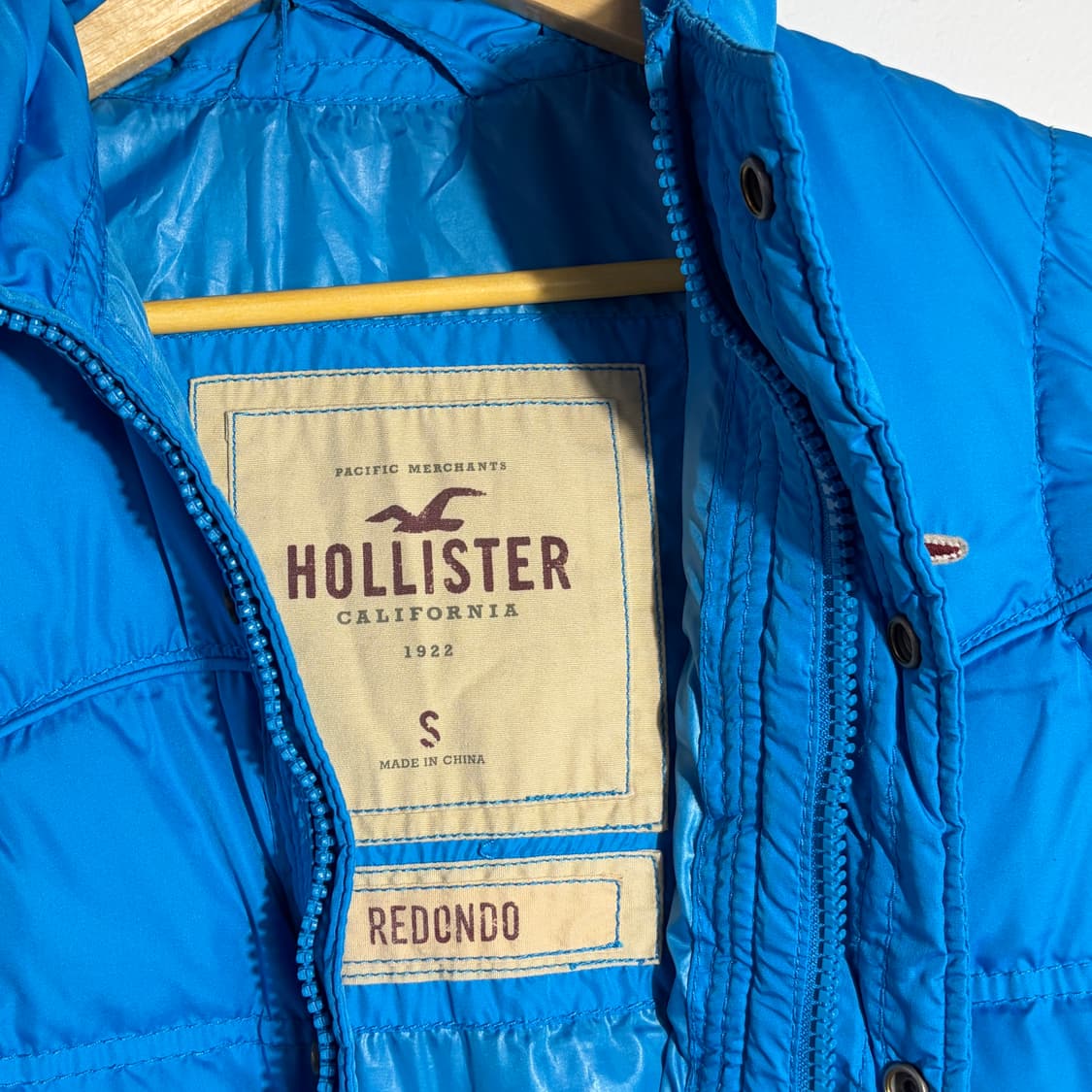 홀리스터 빈티지 블루 패딩 베스트 (무료배송) 상품이미지4