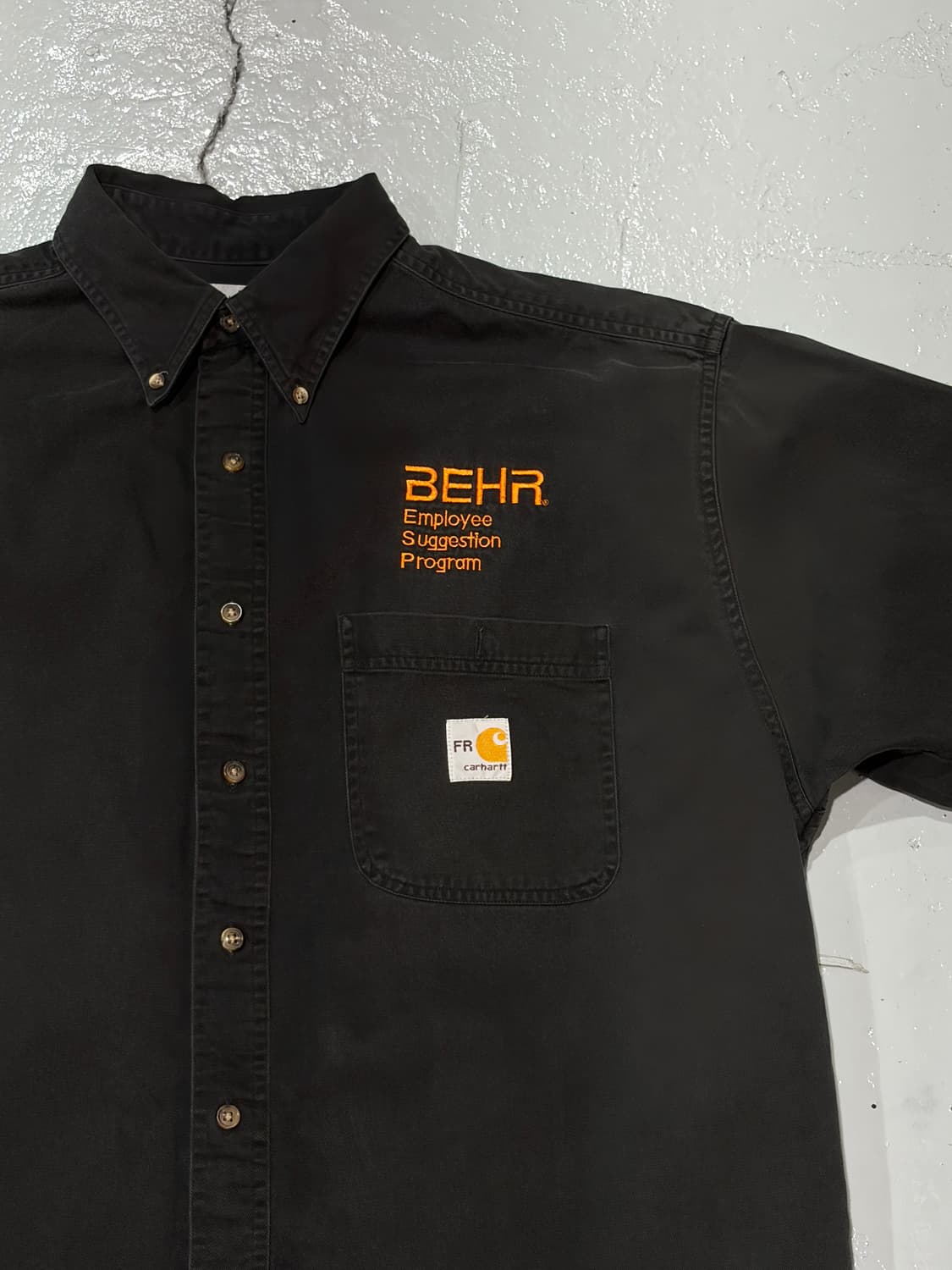 FR칼하트(Carhartt) 블랙 워크웨어 셔츠 상품이미지2