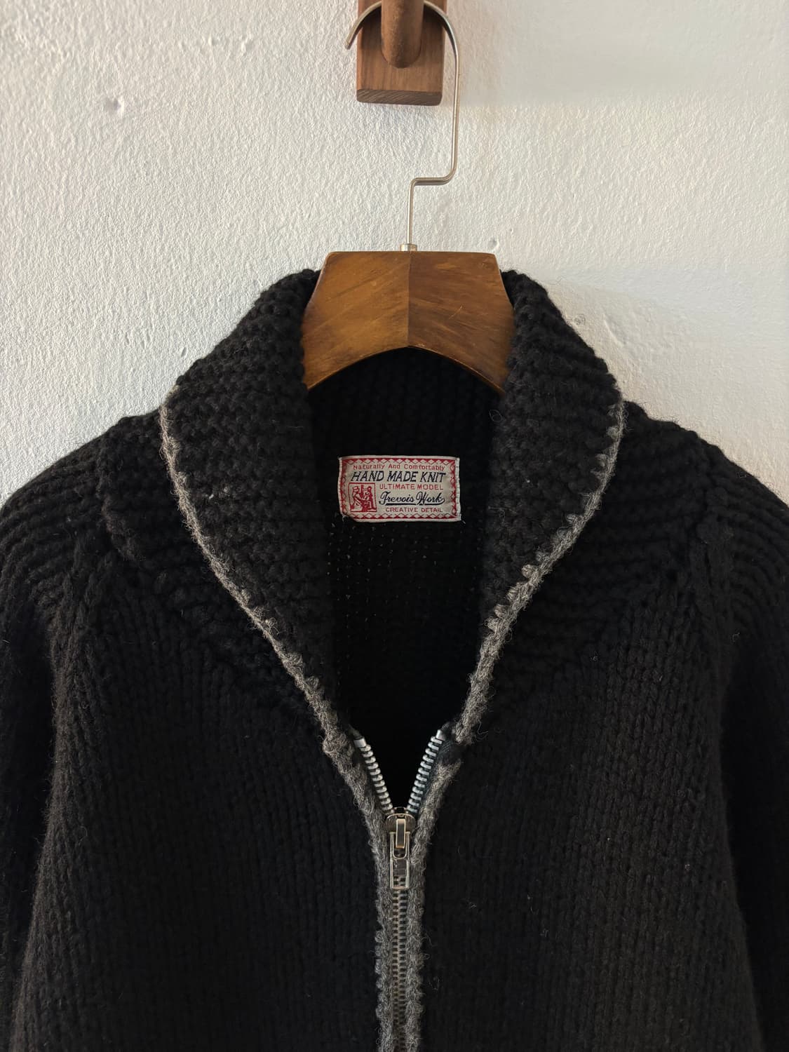 90s 빈티지 헤비울 코위찬 상품이미지1