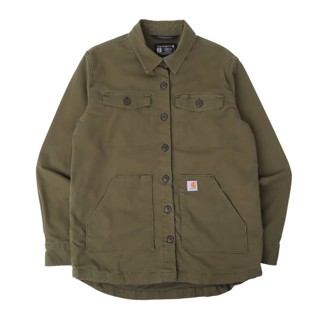 칼하트 g72 러기드 카키 워크 셔츠 자켓 상품이미지1