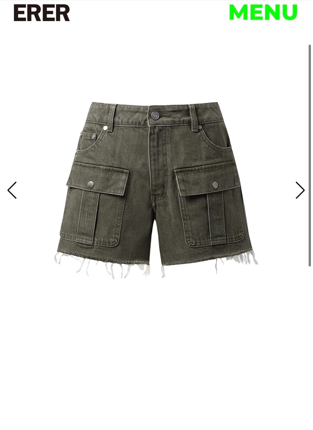 에르에르 밀리터리 쇼츠 1 새상품 (3100000원) 상품이미지3