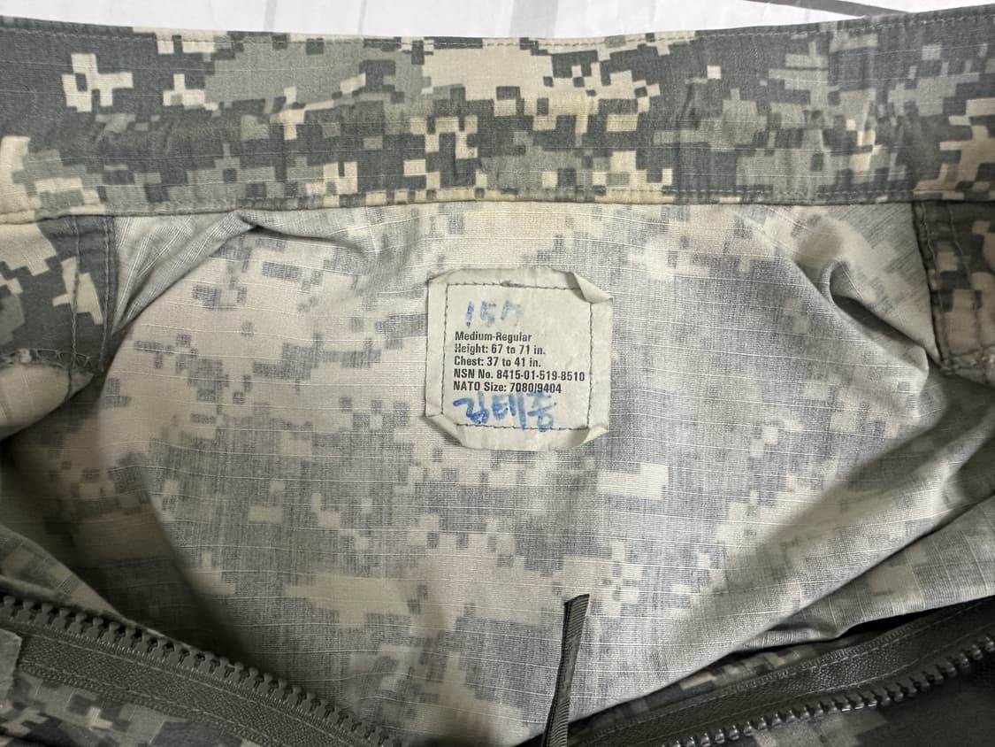 미군 구형 ACU 전투복 상의 (M/R) (L) 상품이미지5