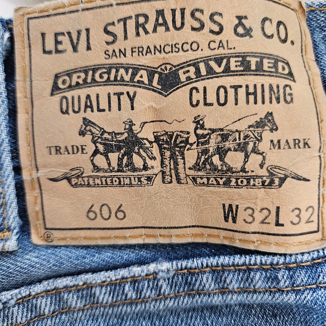 LVC 30605-0063 리바이스 606 69년 복각 W32 L32 상품이미지4