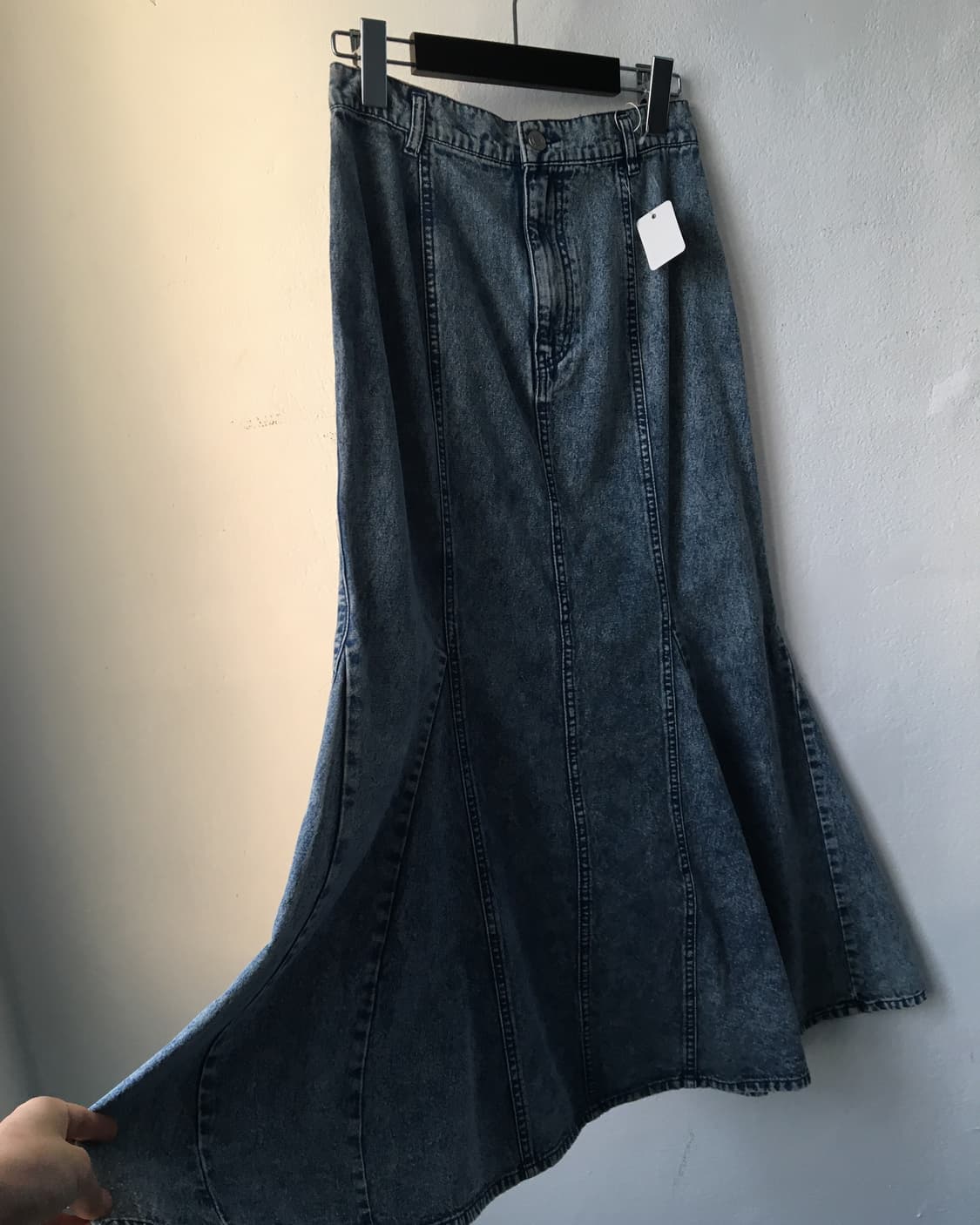 Washed lnog skirt 상품이미지4