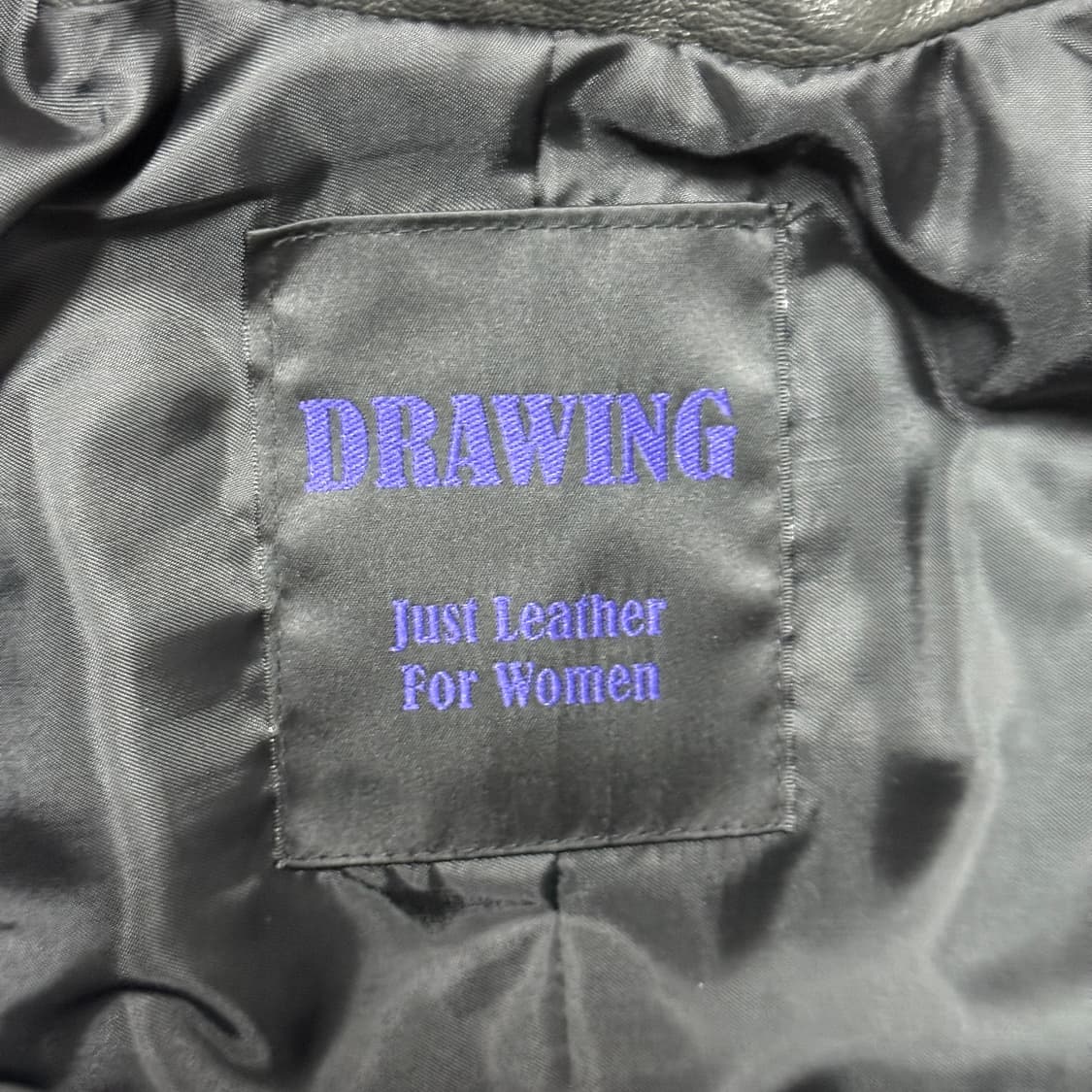 VTG 빈티지 100% 양가죽 더블 지퍼 크롭 바이커 레더 자켓 상품이미지8