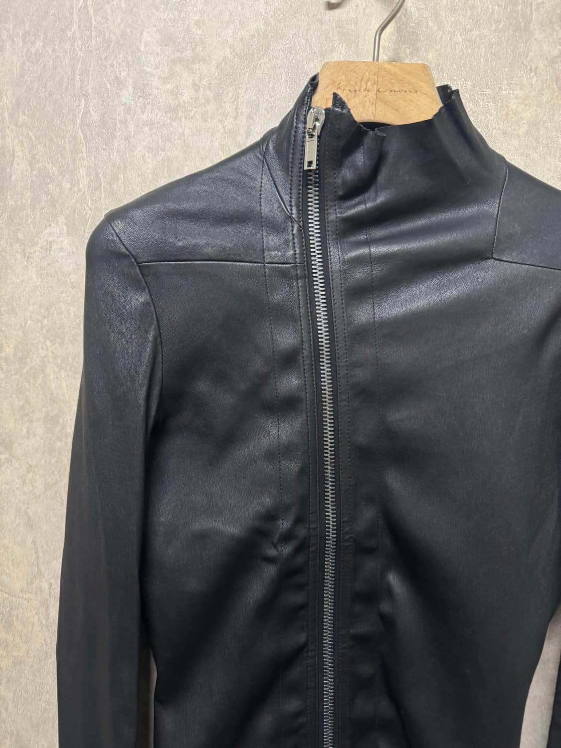 40 / Rick Owens 릭오웬스 게리 레더 자켓 상품이미지3