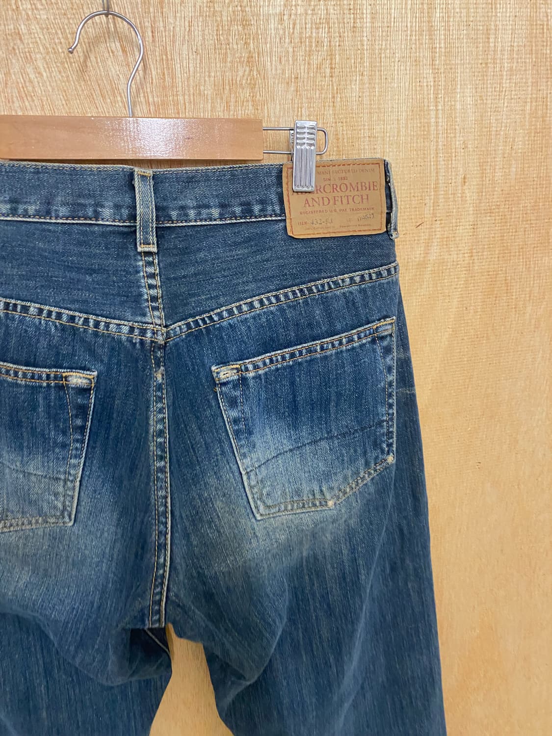90s Abercrombie & Fitch flare denim pant 상품이미지6