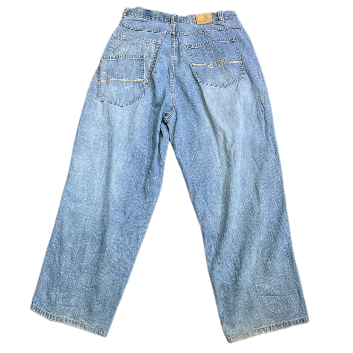 wide big size light denim 상품이미지4
