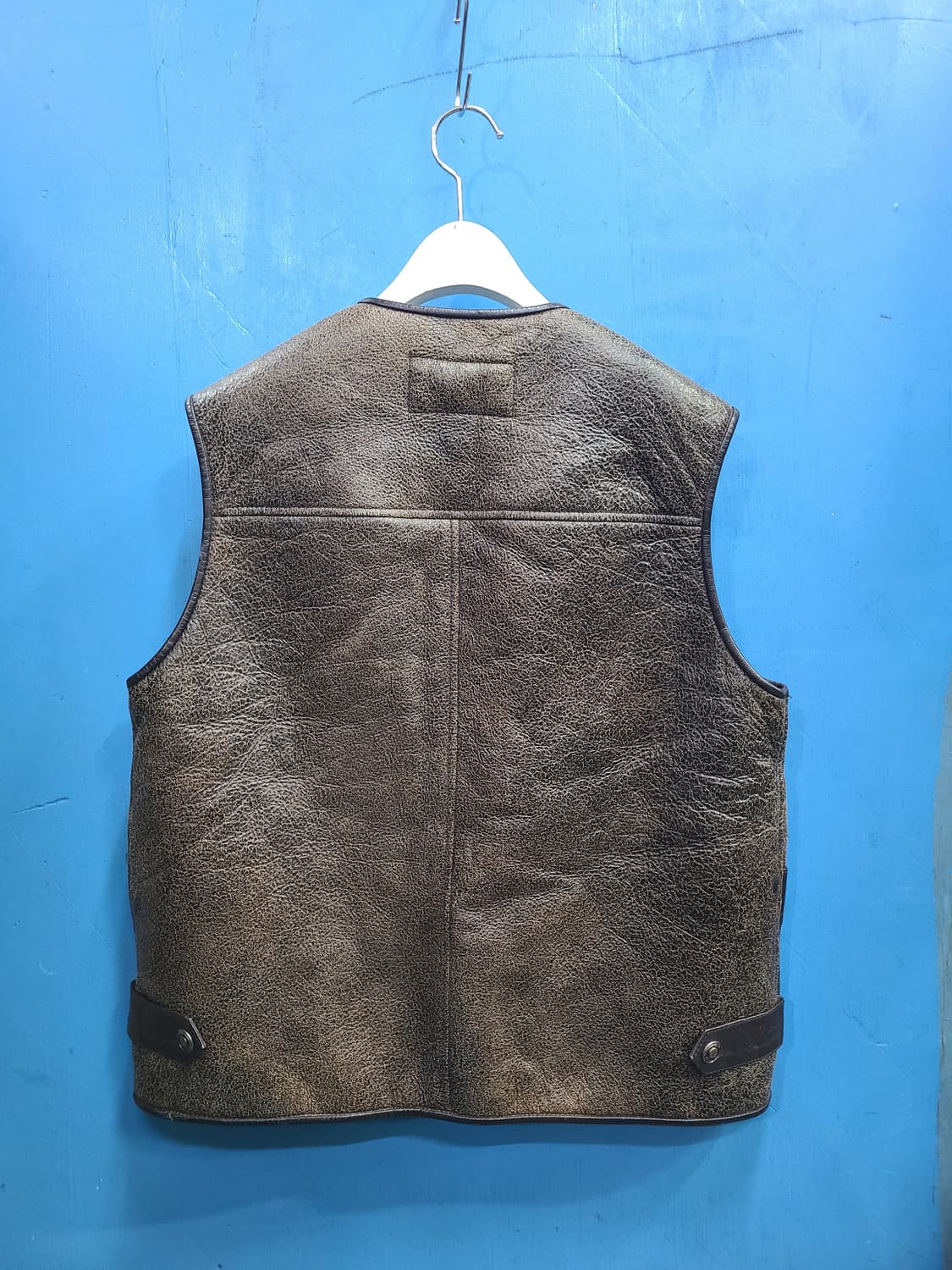 30살 리얼 빈티지 양털양가죽무스탕조끼 like아메카지 상품이미지5