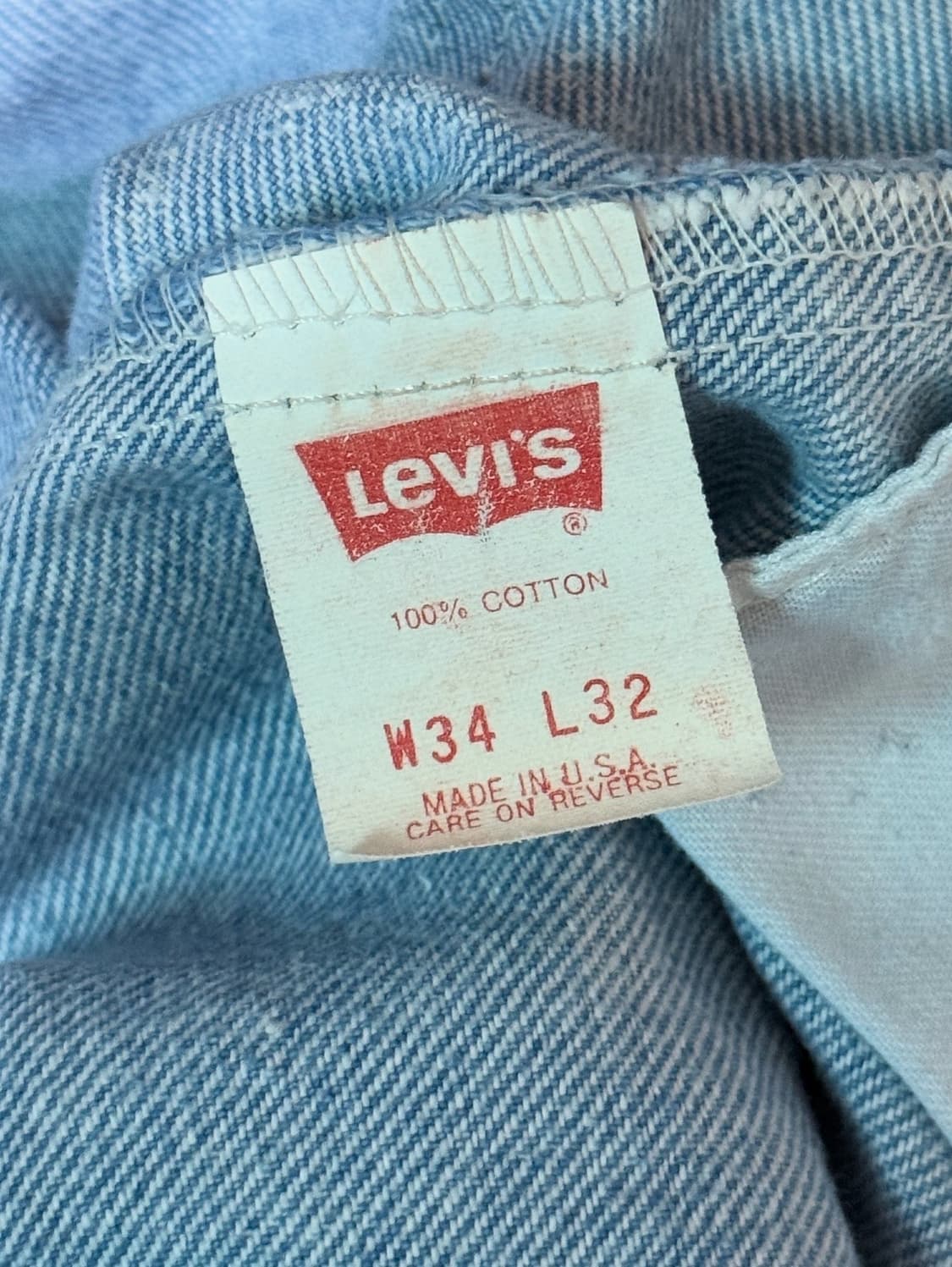 (32) 80s USA 리바이스 505 빈티지 데님팬츠 상품이미지4