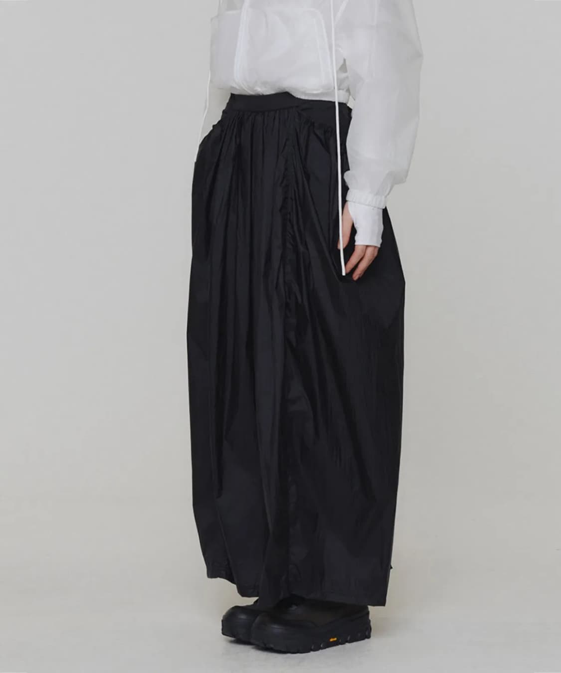 아모멘토 LAYERED SHIRRING SKIRT 스커트 상품이미지7