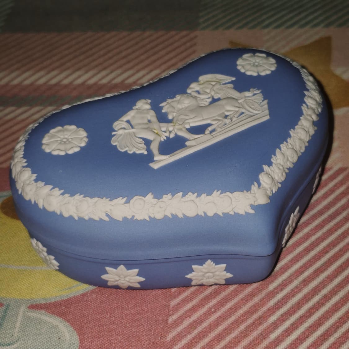 80s 영국 웨지우드 하트 제스퍼 트링켓 상품이미지6