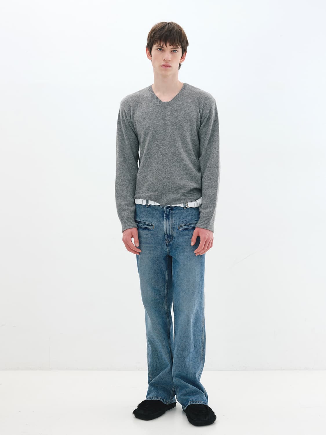 24AW 니트 그레이 상품이미지1