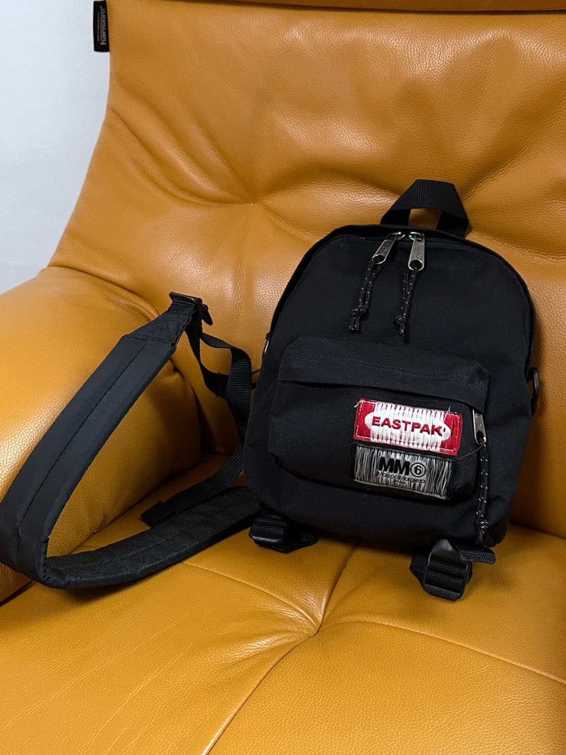 메종마르지엘라 MM6 X 이스트팩 미니 숄더 크로스백 블랙 상품이미지4