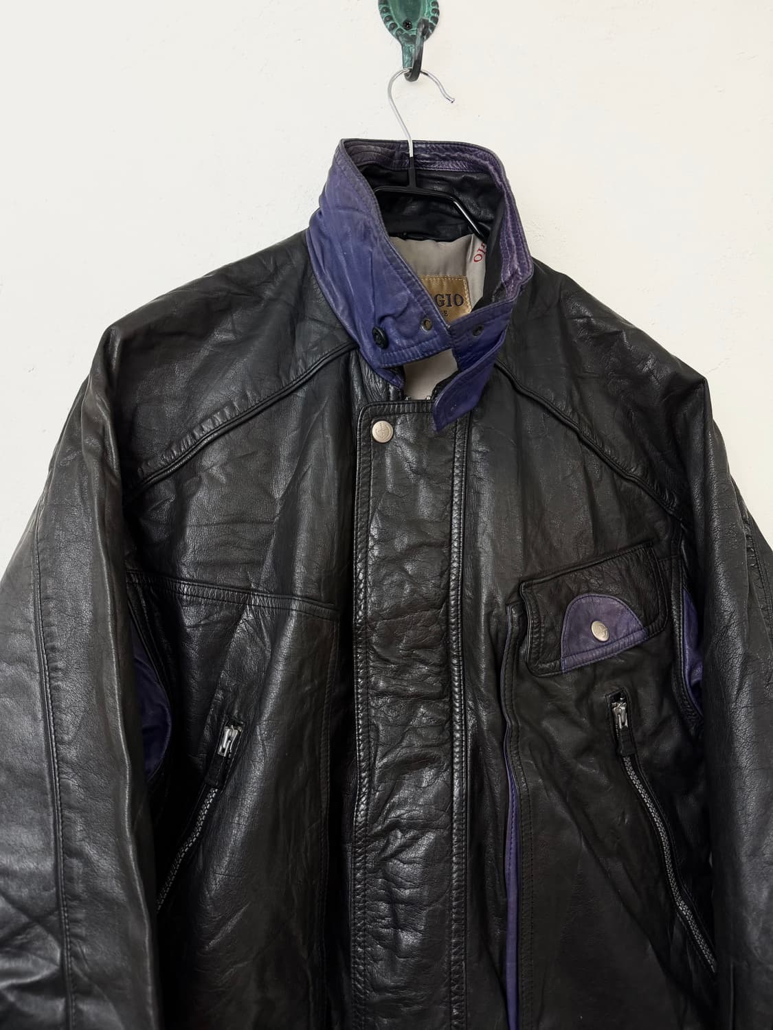 90s DIMAGGIO 레더 봄버 상품이미지2