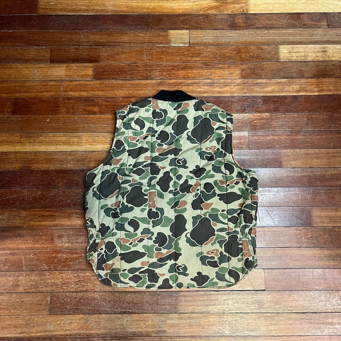 카모 패딩 베스트 상품이미지2