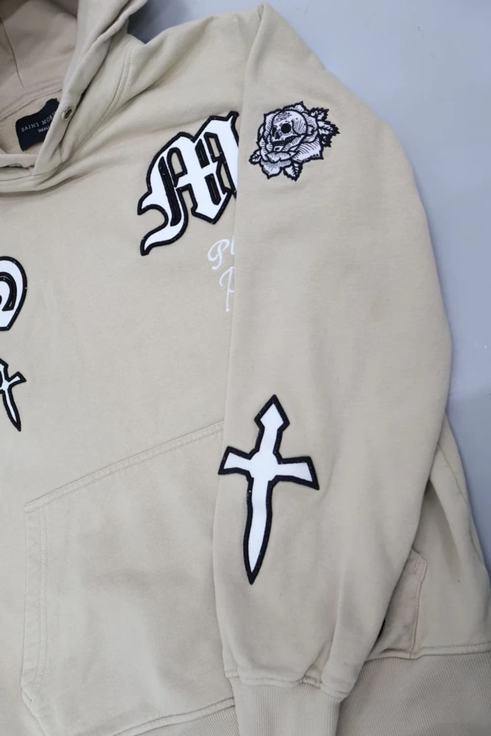 Saint Morta Skull Graphic Hoodie 상품이미지4