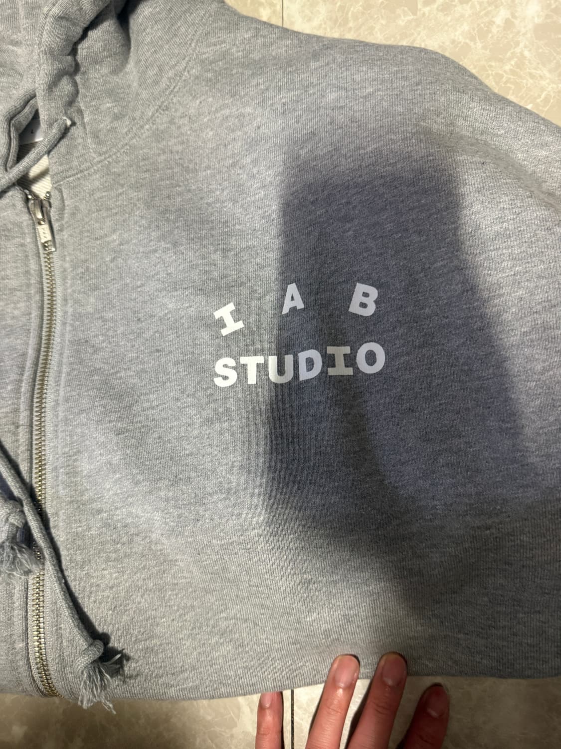 L사이즈 아이앱 후드집업 그레이 22 상품이미지4
