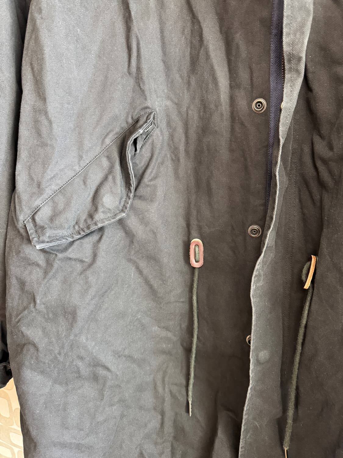 OUTSTANDING 아웃스탠딩 M-65 피쉬테일 파카 개파카 L 상품이미지3