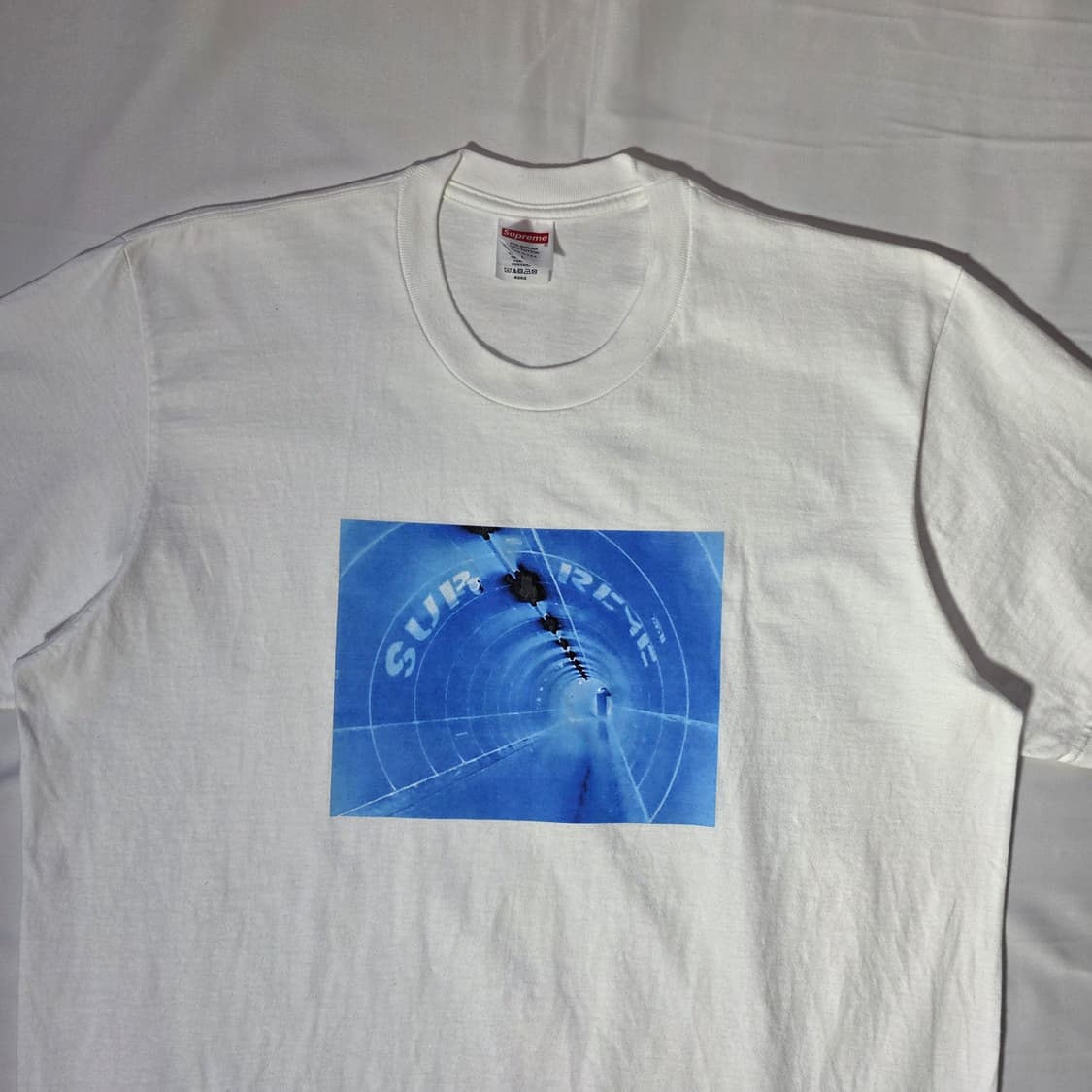 [L]슈프림 터널 티셔츠 화이트 상품이미지4