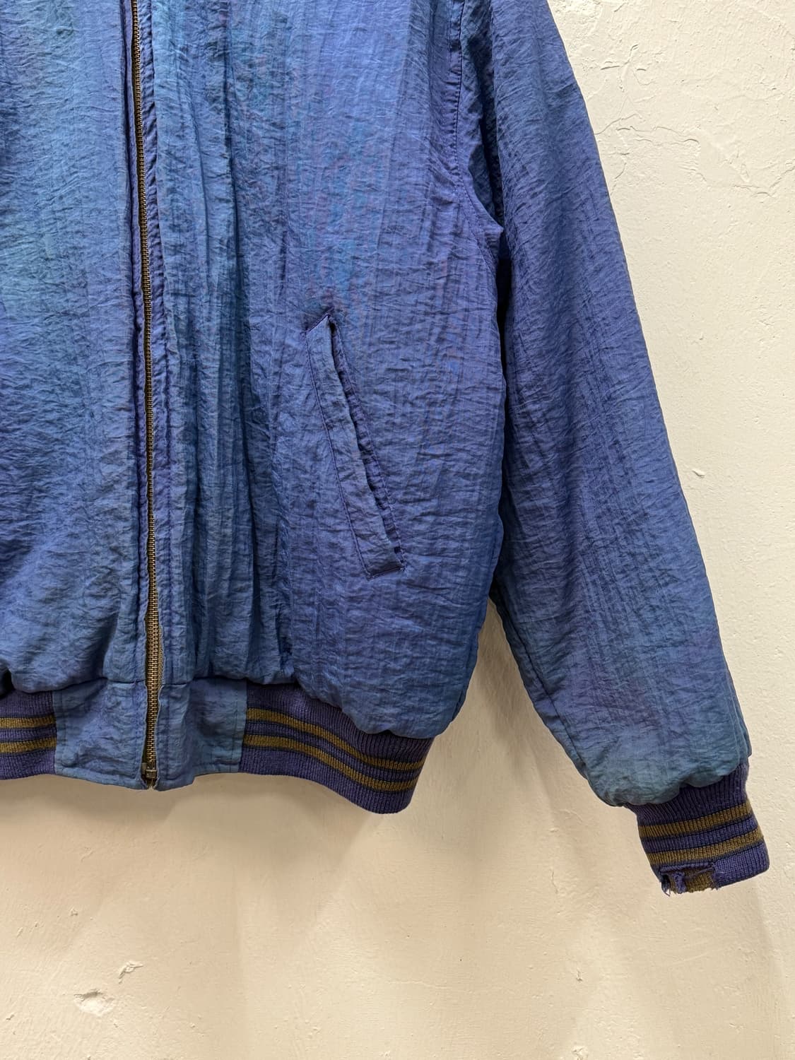 L) Reversible Vintage Zip Bomber Jacket 상품이미지4