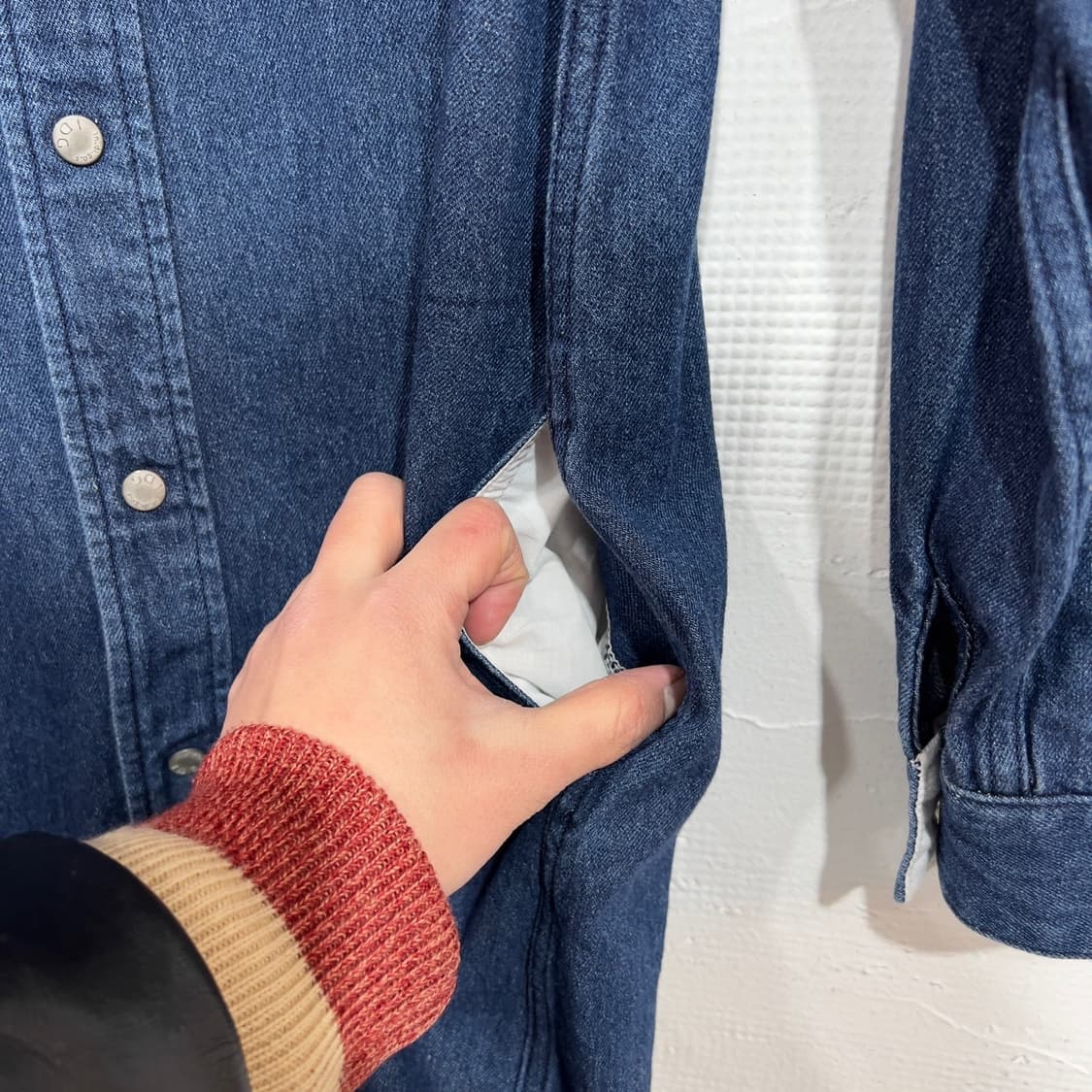 인디고즈 데님 셔츠 상품이미지7