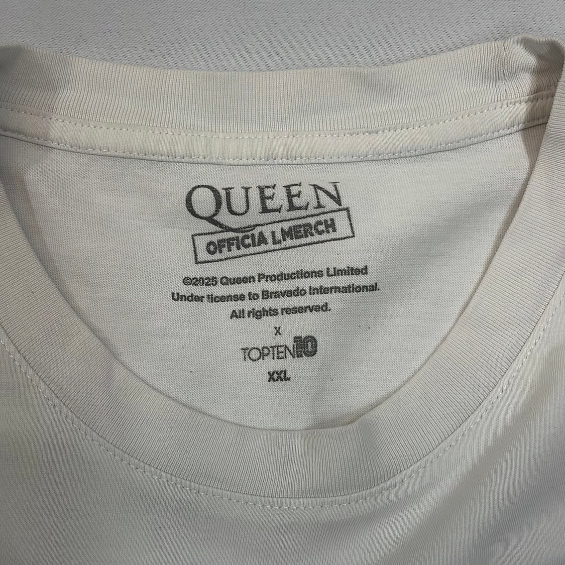Queen 오피셜 머천다이즈 x 탑텐 밴드티 티셔츠 (2XL) 상품이미지4