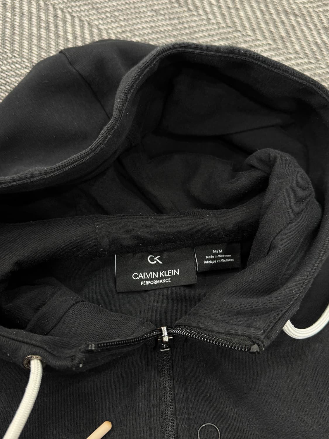 캘빈클라인 CK 블랙 후드집업 트레이닝복 셋업 상품이미지2